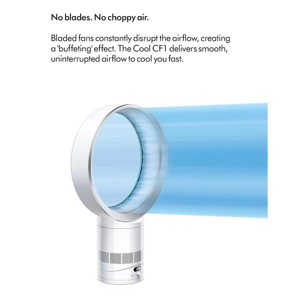 Dyson AM12 Cool CF1 Cooling Fan White and Silver - Image 2