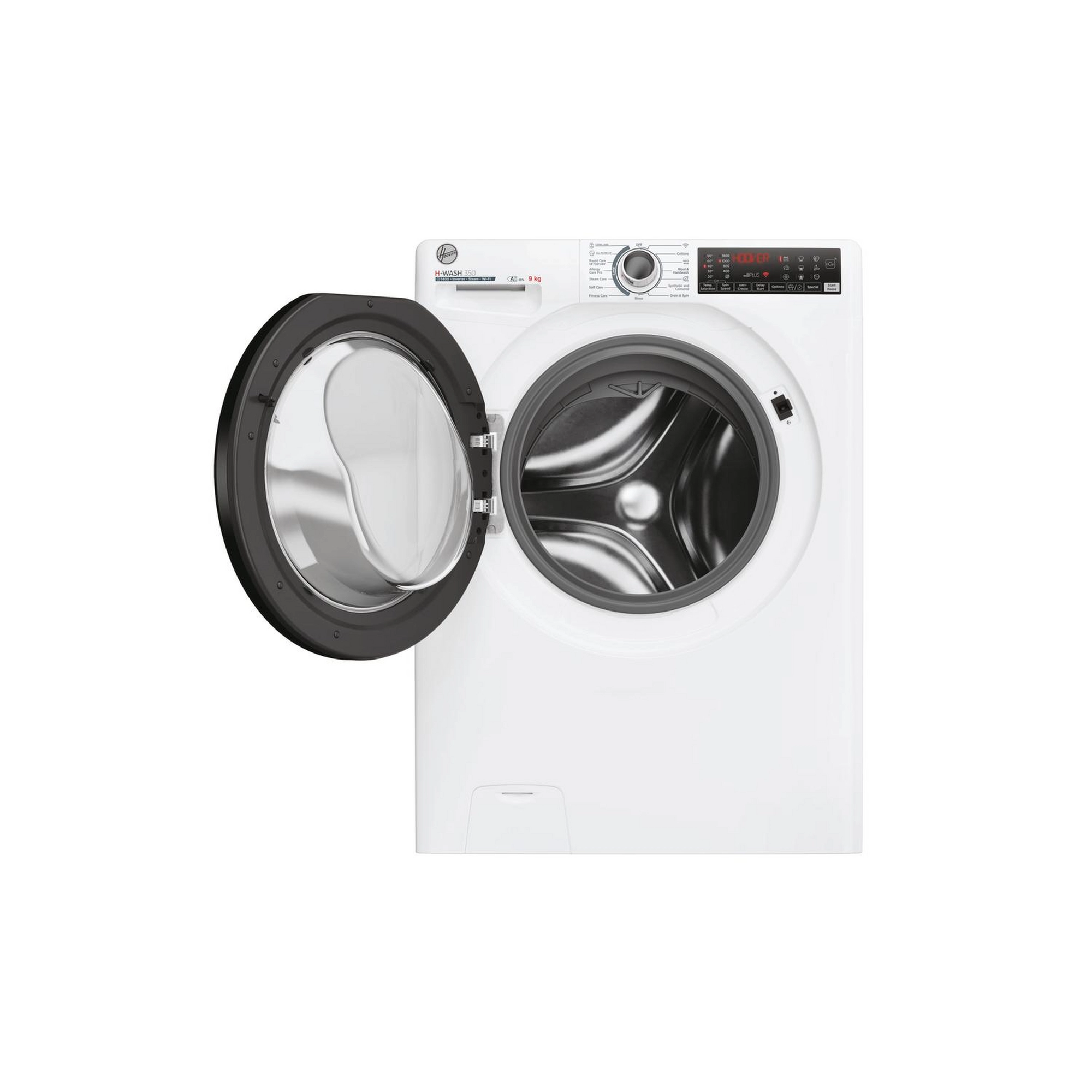 Hoover H3WPS496TAMB6-8 9kg 1400 Spin Washing Machine - White - Image 2 Hoover H3WPS496TAMB6-8 9kg 1400 Spin Washing Machine - White - Image 2
