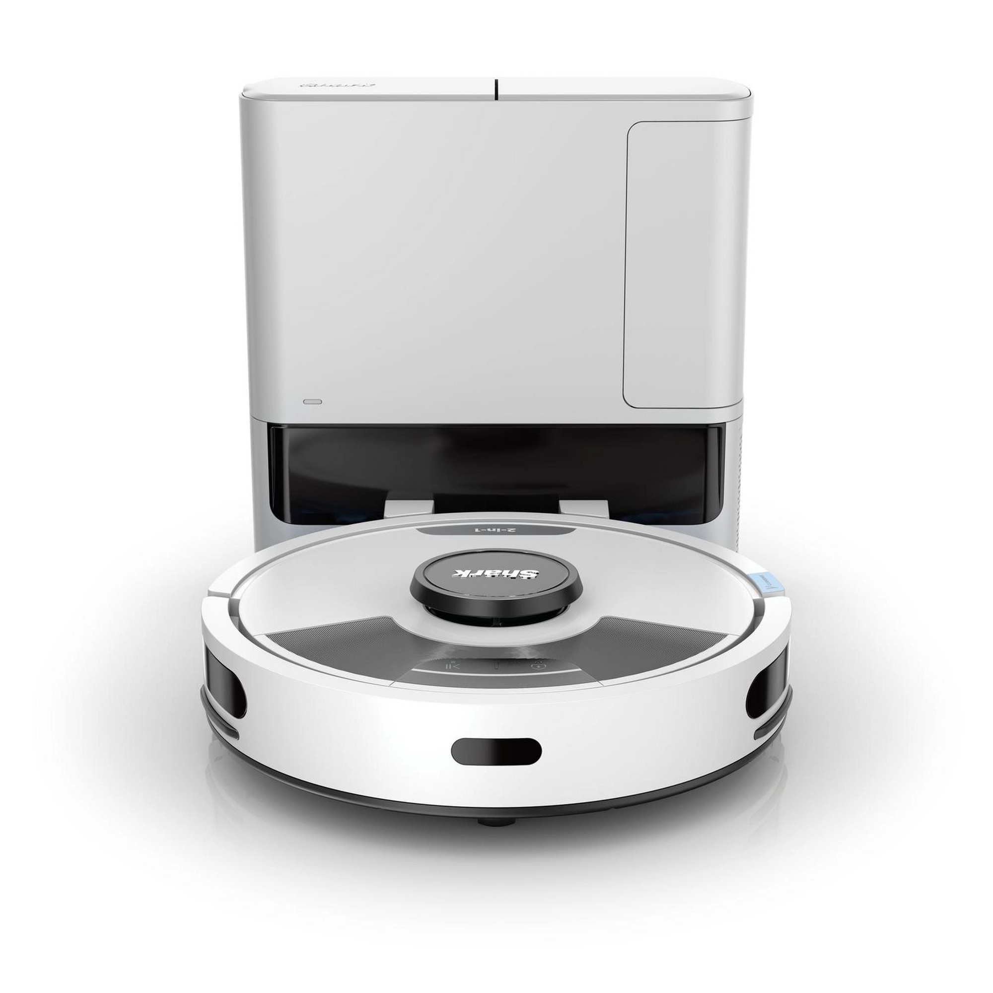 Shark RV2620WAUKWH Matrix Plus 2 in 1 Self Empty Robot Vacuum & Mop - 110 Minutes Run Time - White/Silver Shark RV2620WAUKWH Matrix Plus 2 in 1 Self Empty Robot Vacuum & Mop - 110 Minutes Run Time - White/Silver