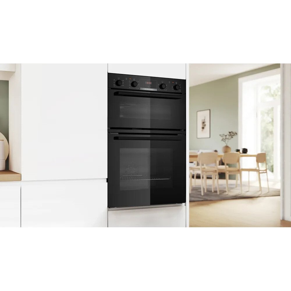 Bosch MBA533BB3B Built-In Electric Double Oven - Black - Image 4 Bosch MBA533BB3B Built-In Electric Double Oven - Black - Image 4