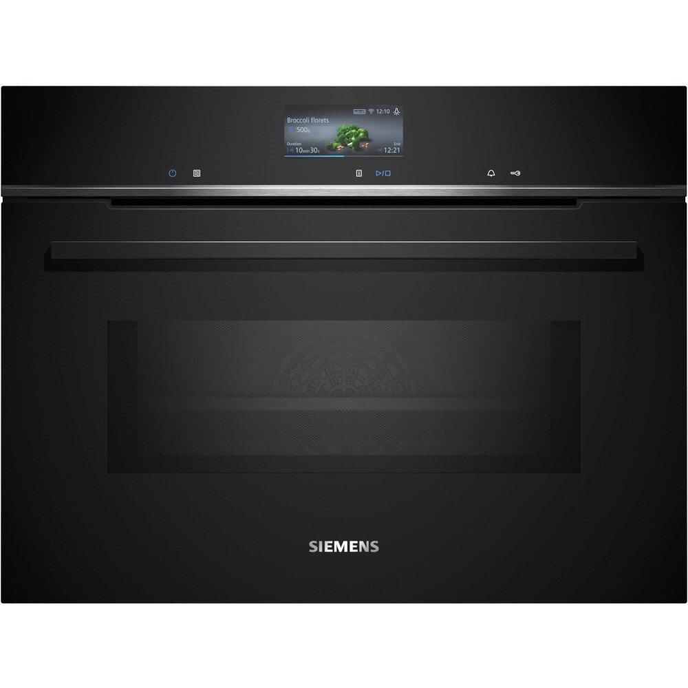 Siemens CM776G1B1B iQ700 Compact Oven with Microwave Function - Black - Image 1