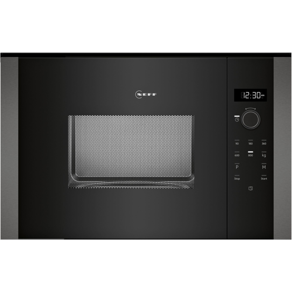 Neff HLAWD23G0B N50 Built-In Microwave, Graphite Grey Neff HLAWD23G0B N50 Built-In Microwave, Graphite Grey