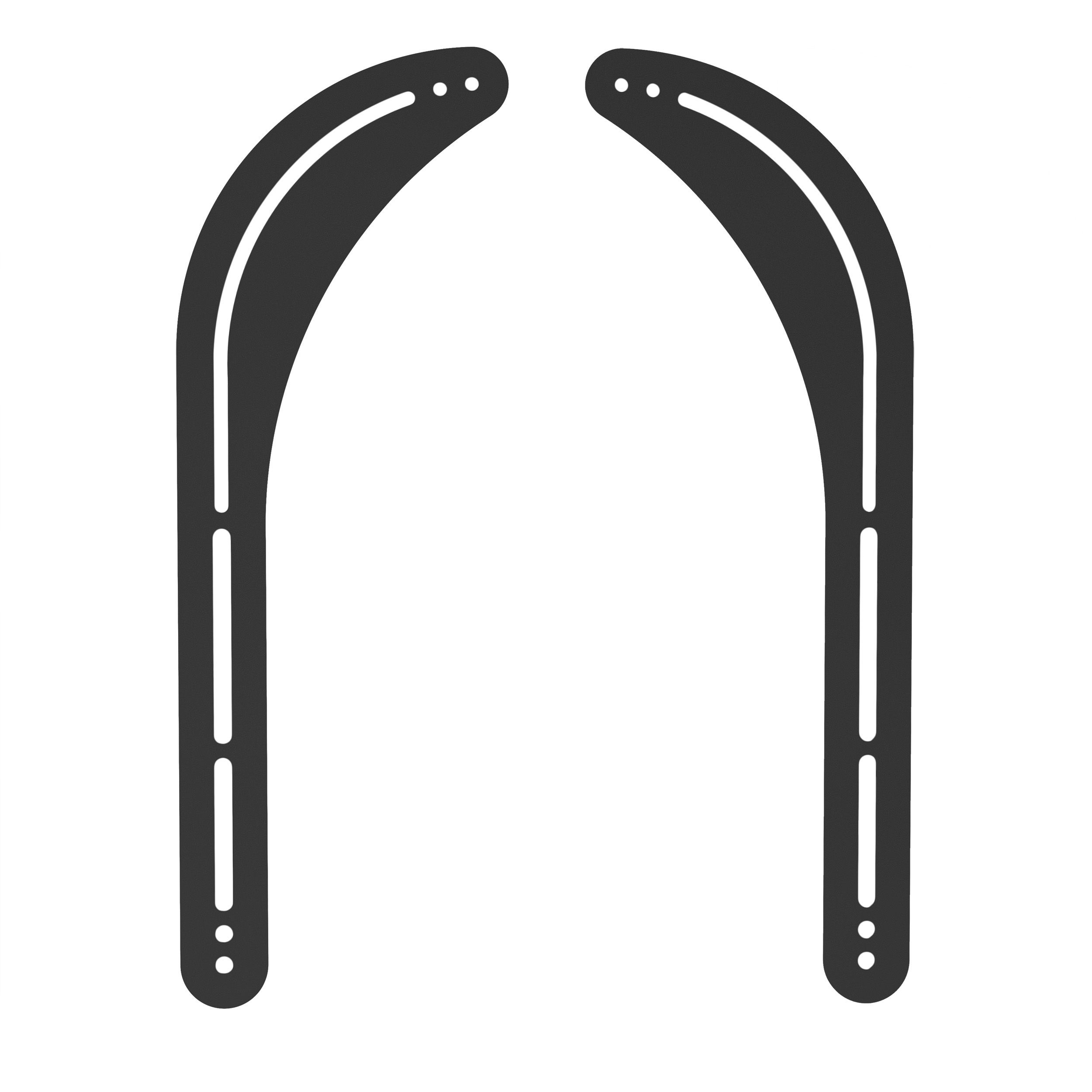 TTAP SB-1 Soundbar Speaker TV Brackets Versatile brackets which can attach to wall brackets or direct to TV - Image 1