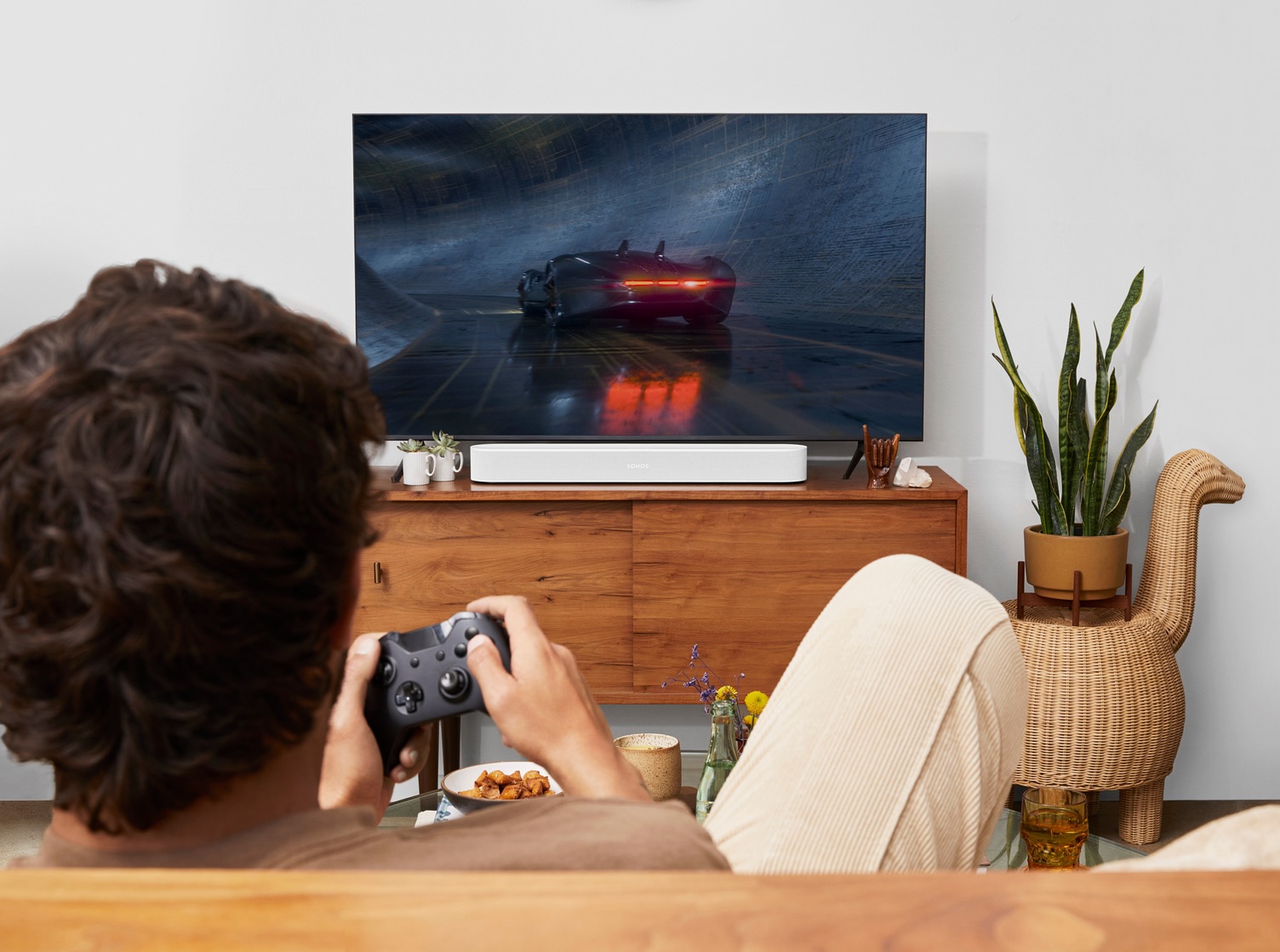 Sonos BEAM-White Smart Soundbar - Image 5