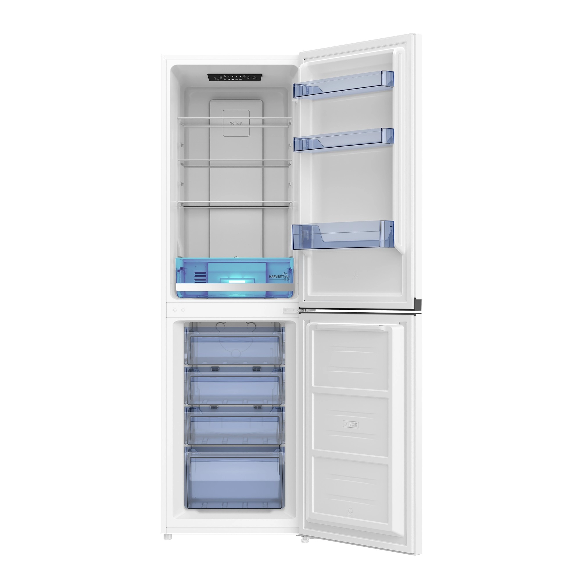 Beko CNE4581VW Fridge Freezer - White - Image 2