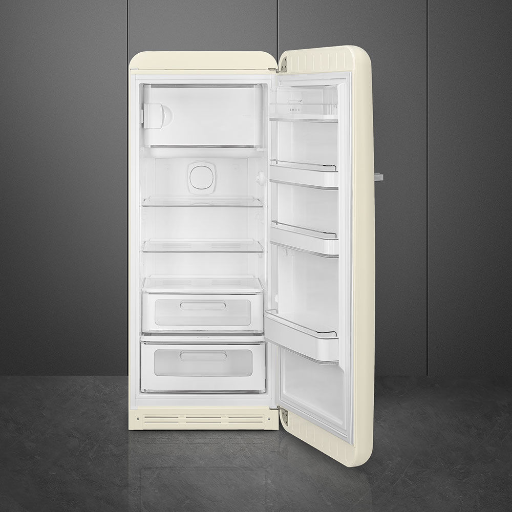 Smeg FAB28RCR5UK 60cm Fridge - Cream - Image 2