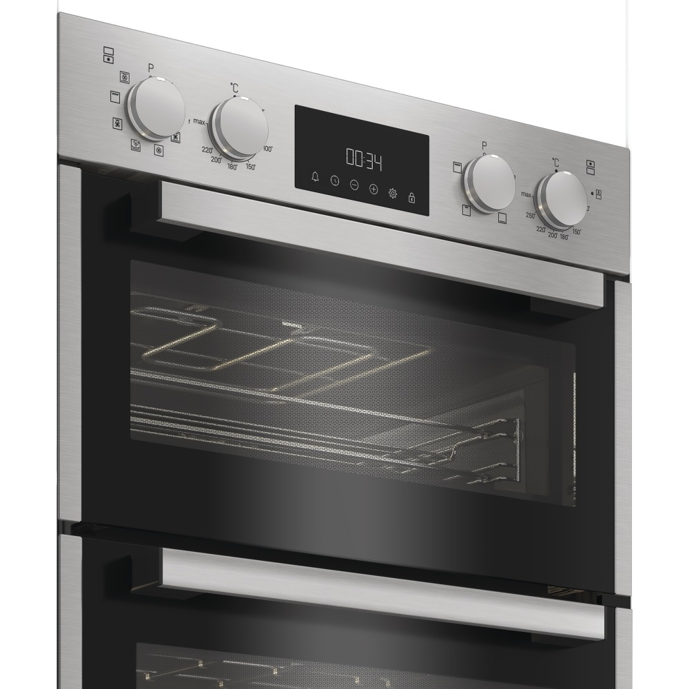 Hotpoint DIH82DIX Built-In Electric Double Oven - Stainless Steel - Image 4