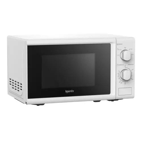 Igenix IGM0820w 20 Litre 800w Manual Microwave in white Igenix IGM0820w 20 Litre 800w Manual Microwave in white