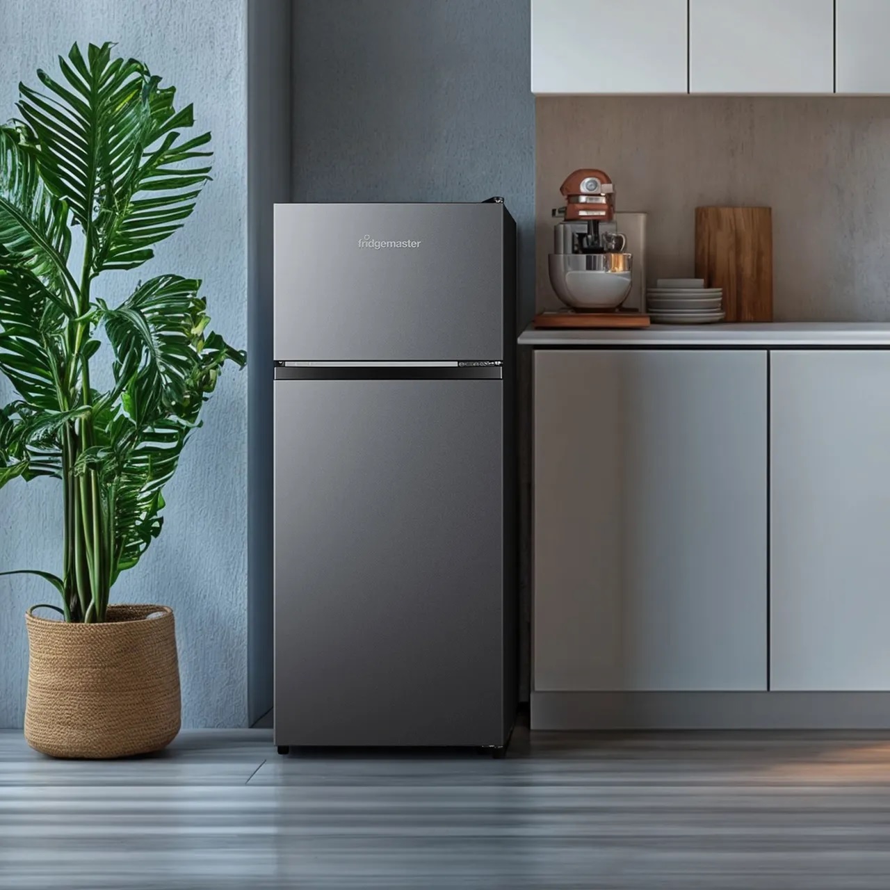 Fridgemaster MTM48120ES Fridge Freezer, 80/20 – Silver - Image 4