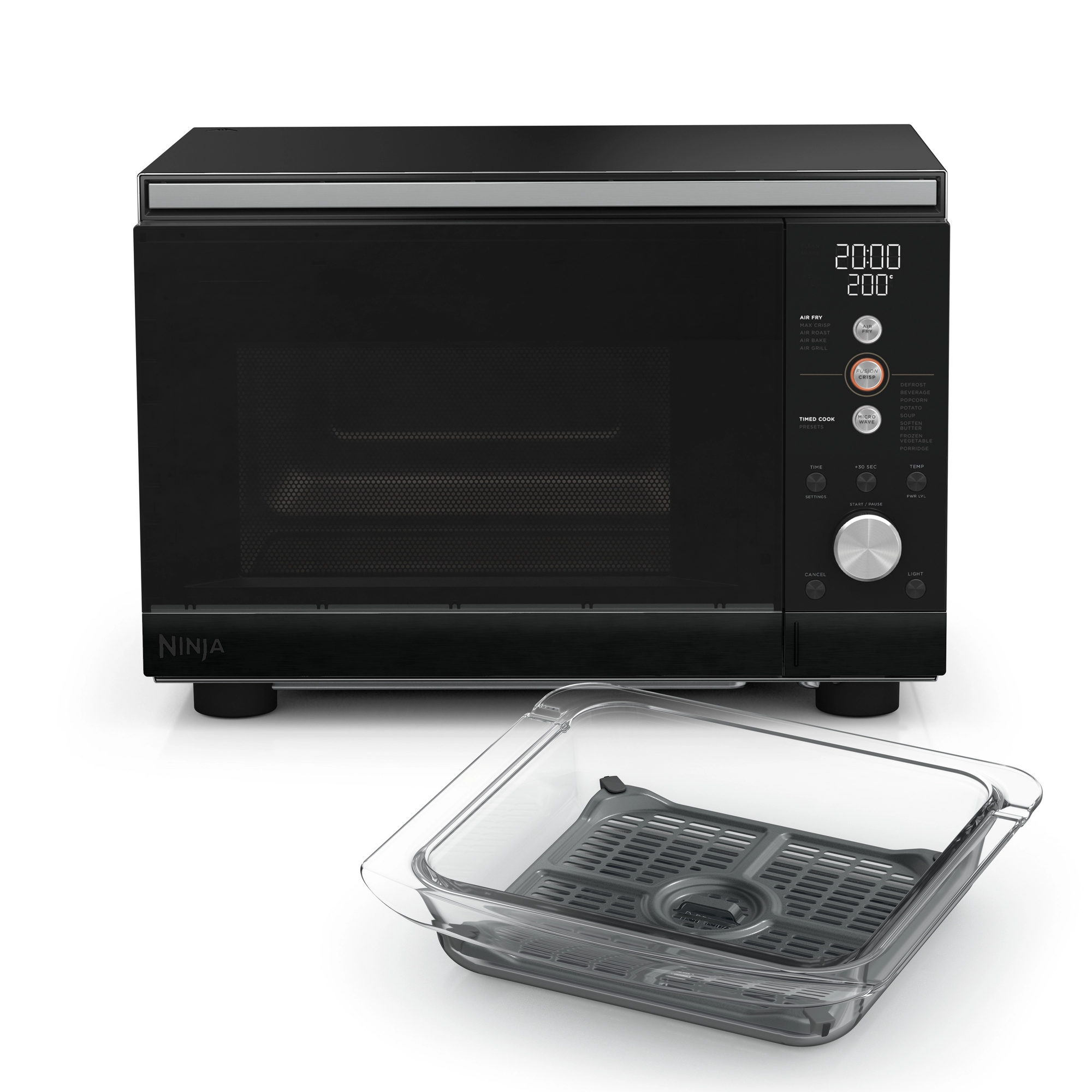 Ninja MW101UKBK1 CRISPi Microwave, Air Fryer & Oven with FusionCrisp Technology - Black - Image 2