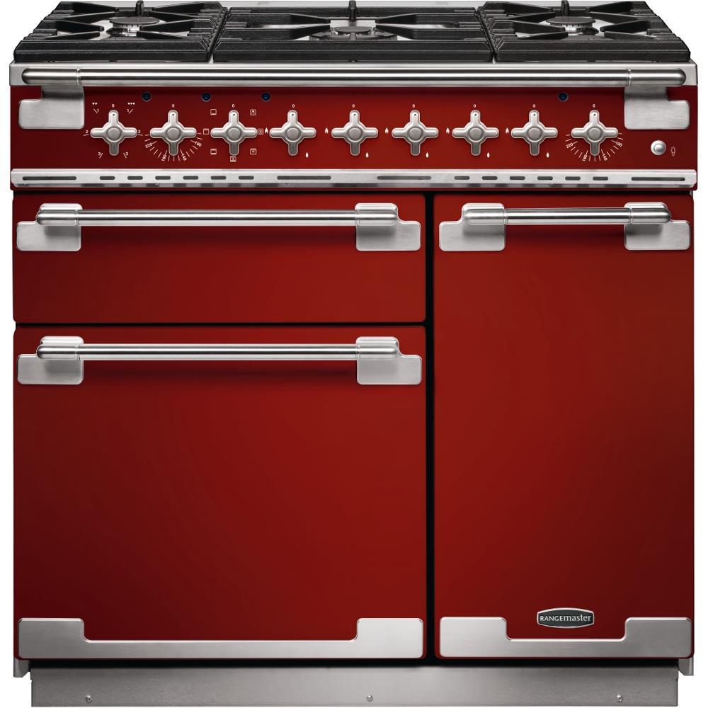 Rangemaster ELS90DFFRD - 90cm Dual Fuel Range Cooker