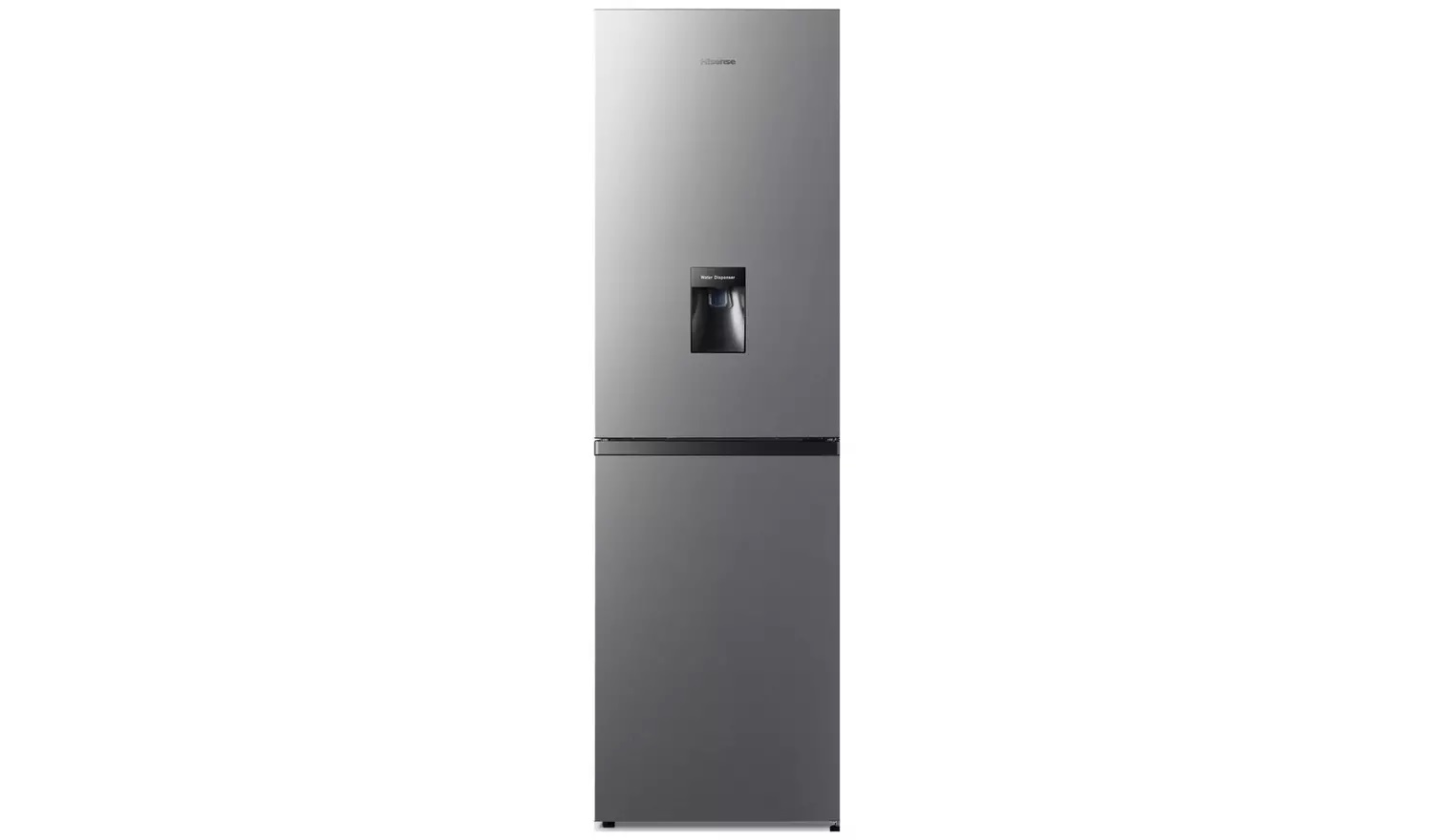 Hisense RB327N4WCE 50/50 No Frost Fridge Freezer - Stainless Steel