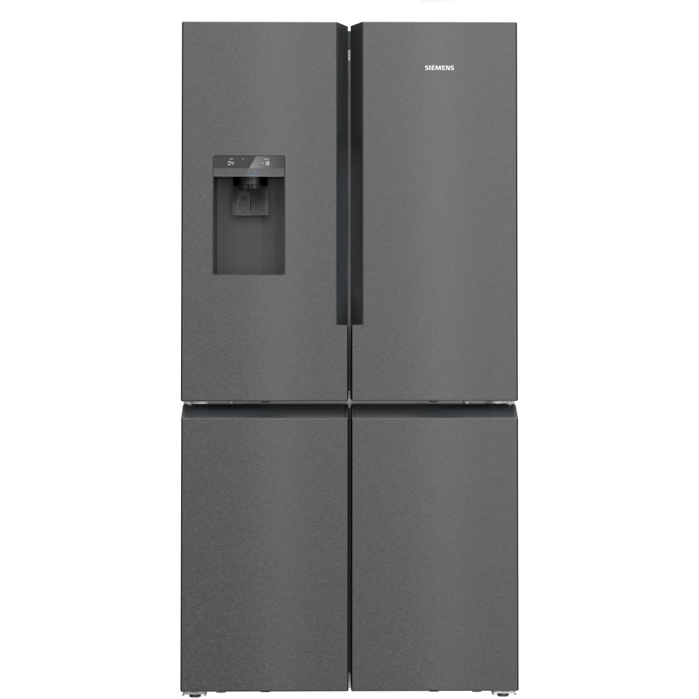 Siemens KF96DPXEA iQ700 Plumbed American Fridge Freezer - Brushed Black Steel Siemens KF96DPXEA iQ700 Plumbed American Fridge Freezer - Brushed Black Steel