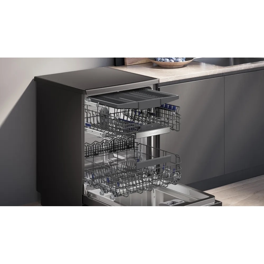 Siemens SN25EC13CE Dishwasher, 14 Place Settings - Black - Image 3