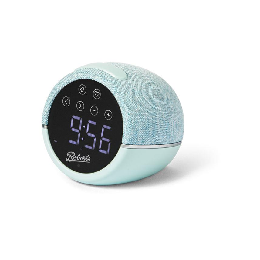 Roberts ZEN-DE Zen FM Clock Radio in duck egg blue