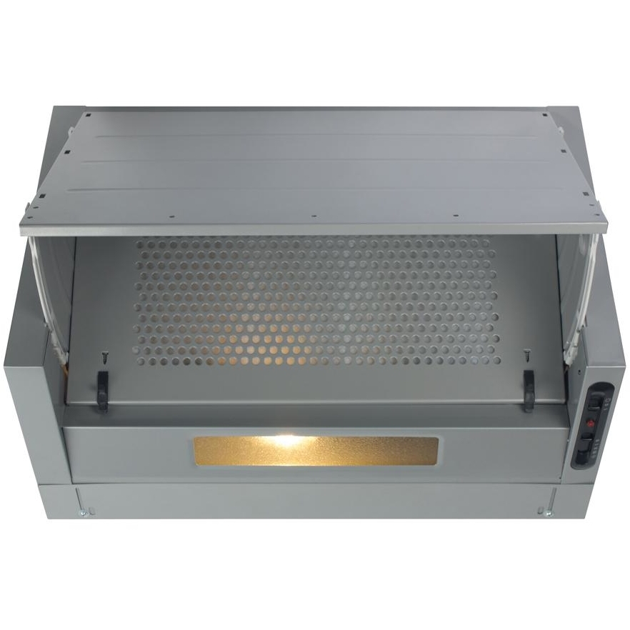 CDA EIN60FSI Integrated Cooker Hood, Silver, B Rated CDA EIN60FSI Integrated Cooker Hood, Silver, B Rated