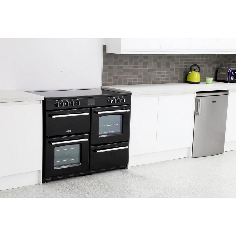 Belling 444444148 110cm Ceramic Range Cooker – Black - Image 2 Belling 444444148 110cm Ceramic Range Cooker – Black - Image 2