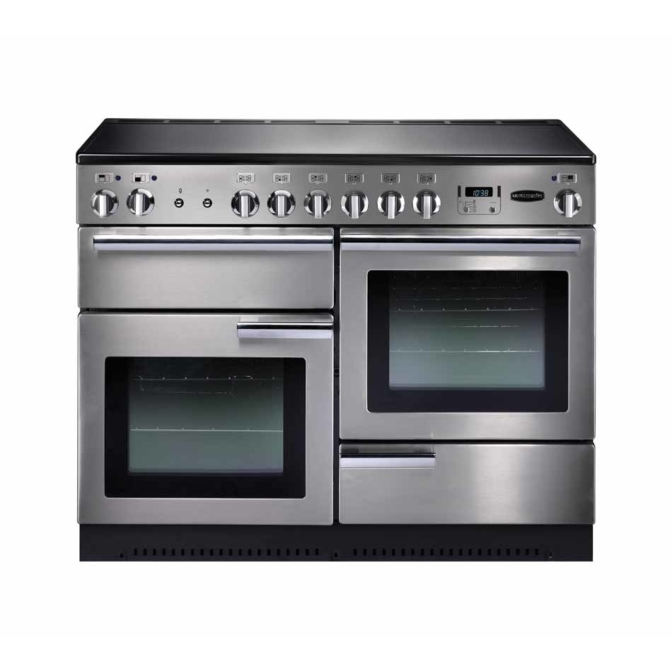 Rangemaster PROP110ECSS-C 110cm Ceramic Range Cooker Professional Plus Stainless Steel/Chrome Rangemaster PROP110ECSS-C 110cm Ceramic Range Cooker Professional Plus Stainless Steel/Chrome