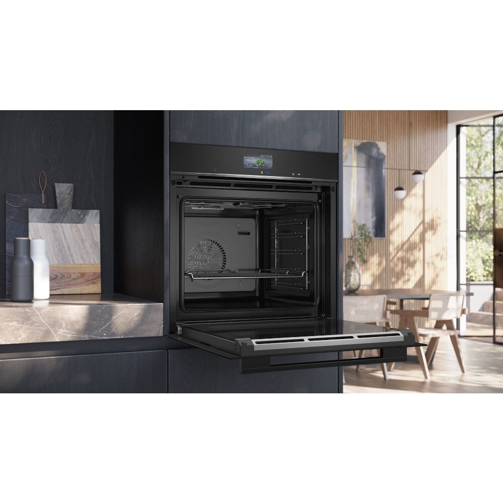 Siemens HB736G1B1B iQ700 Built-In Electric Single Oven - Black - Image 3