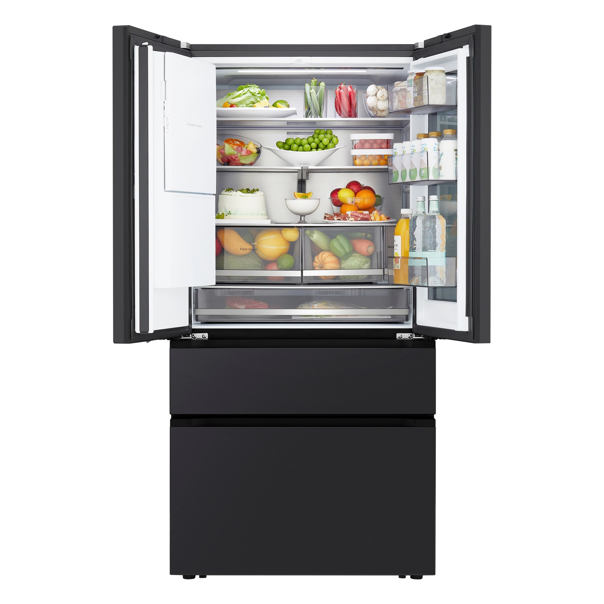 LG GMGW50DEEV Total No Frost Multi/French door American Fridge Freezer - Black - Image 2 LG GMGW50DEEV Total No Frost Multi/French door American Fridge Freezer - Black - Image 2