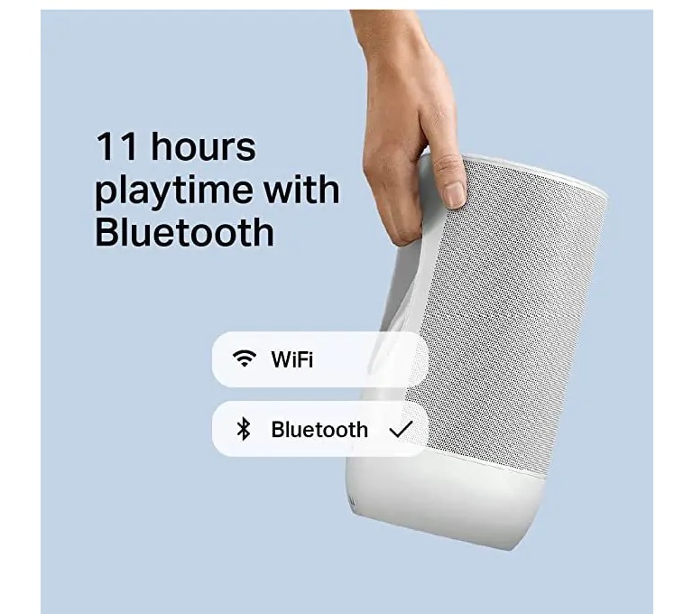 Sonos MOVE Portable Wireless Multi-Room Speaker with Google Assistant & Amazon Alexa – White - Image 5 Sonos MOVE Portable Wireless Multi-Room Speaker with Google Assistant & Amazon Alexa – White - Image 5
