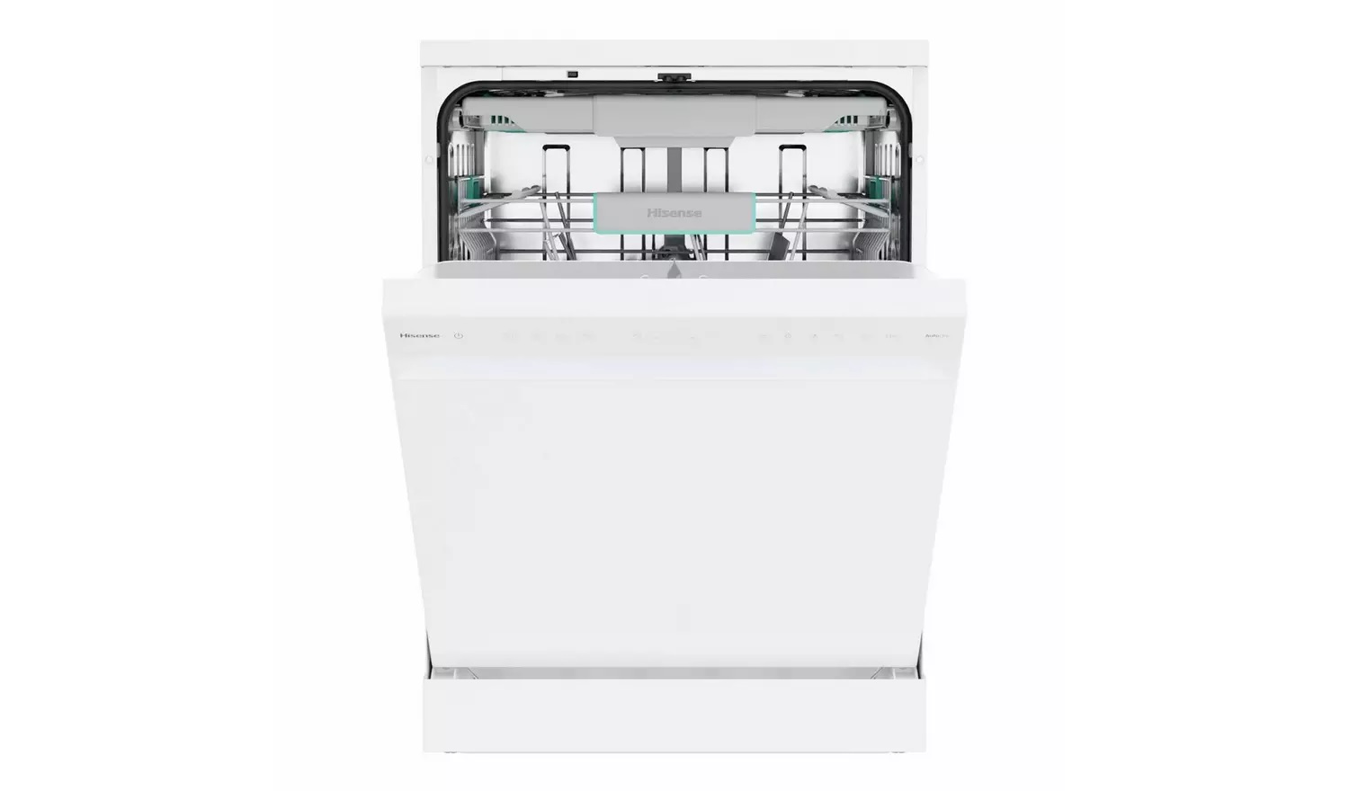 Hisense HS663A90WUK Full Size Dishwasher - White - Image 1