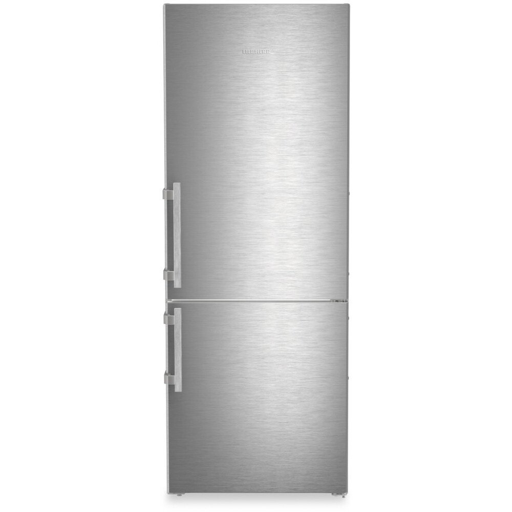 Liebherr CNsdd 776i No Frost Fridge Freezer, 70/30, Silver - Image 1