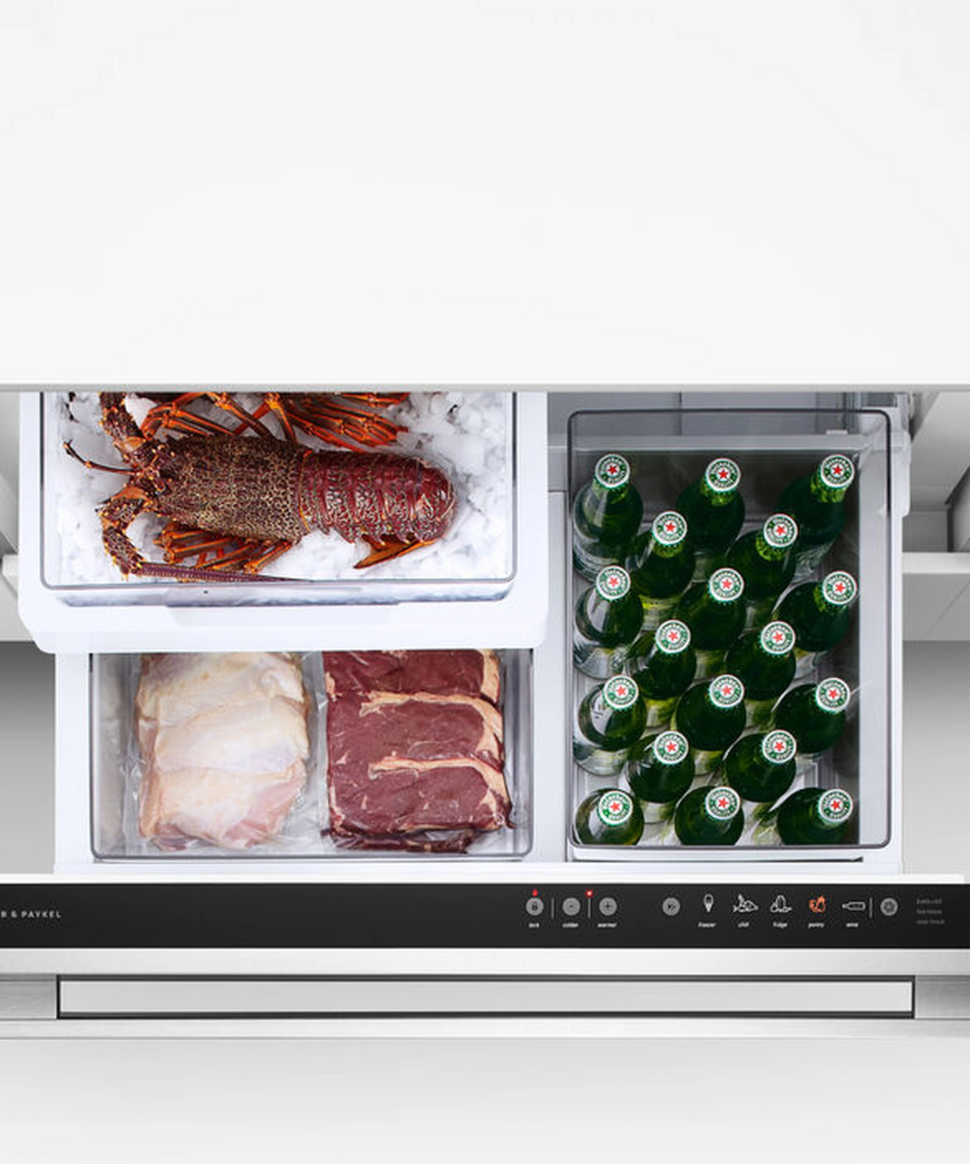 Fisher & Paykel RB9064S1 90cm Integrated Multi-temperature Cooling Drawer - Image 3 Fisher & Paykel RB9064S1 90cm Integrated Multi-temperature Cooling Drawer - Image 3