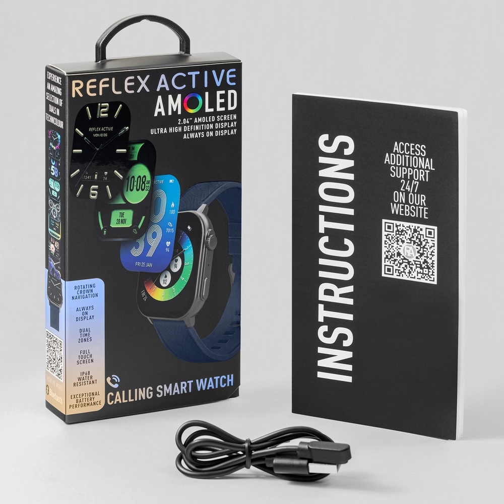 Reflex Active RA29-2182 Amoled Series 29 Smart Watch – Blue - Image 5