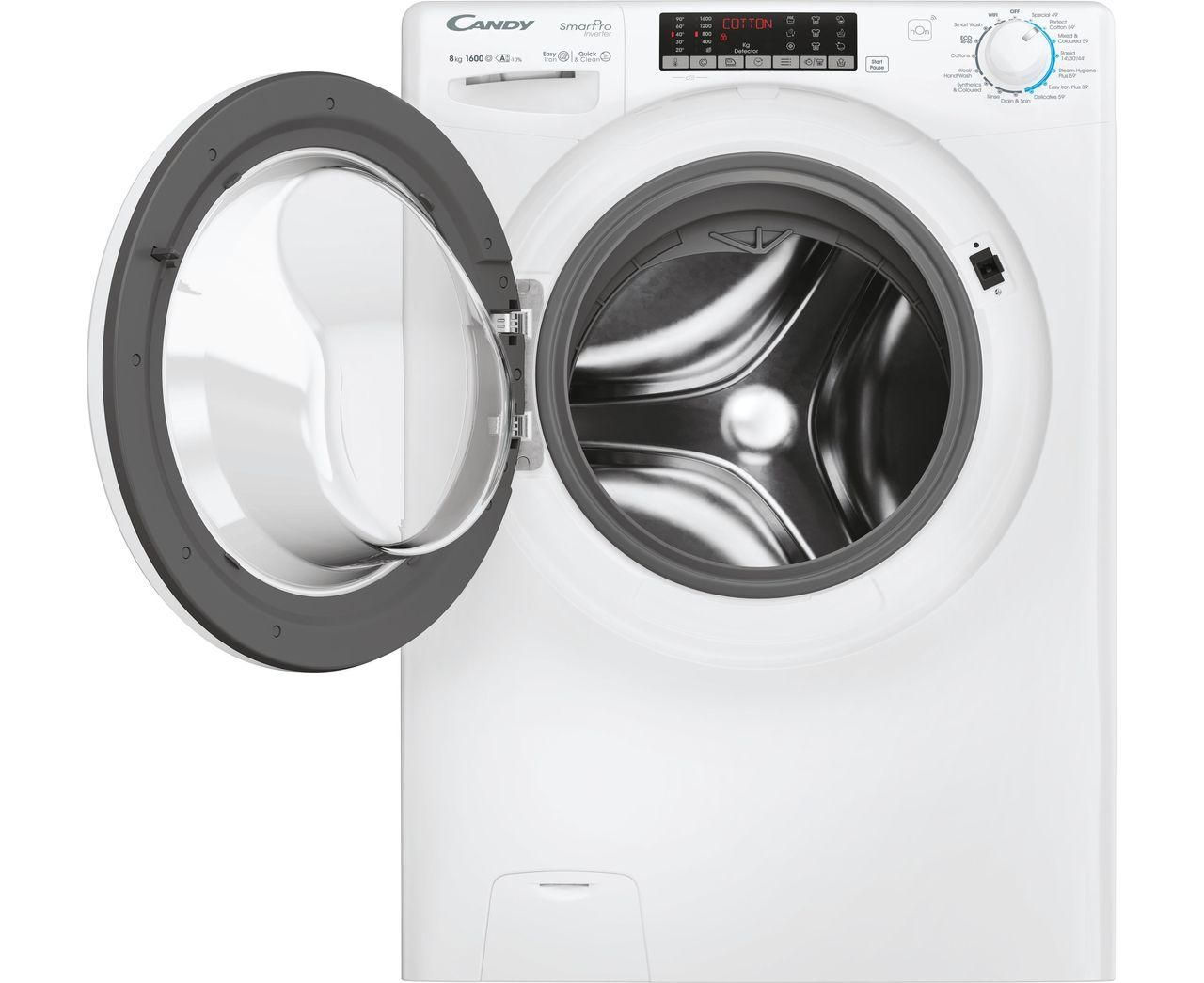 Candy Smart Pro Inverter CSO686TWM6-80 8kg Washing Machine with 1600 rpm - White - Image 3