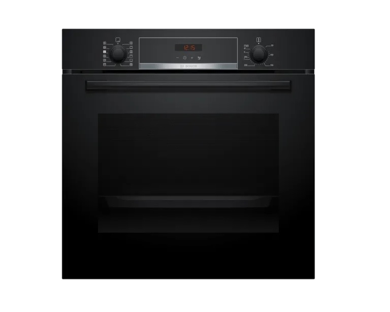 Bosch HQA574BB3B Series 4 Built-In Electric Single Oven with Pyrolytic Cleaning – Black Bosch HQA574BB3B Series 4 Built-In Electric Single Oven with Pyrolytic Cleaning – Black