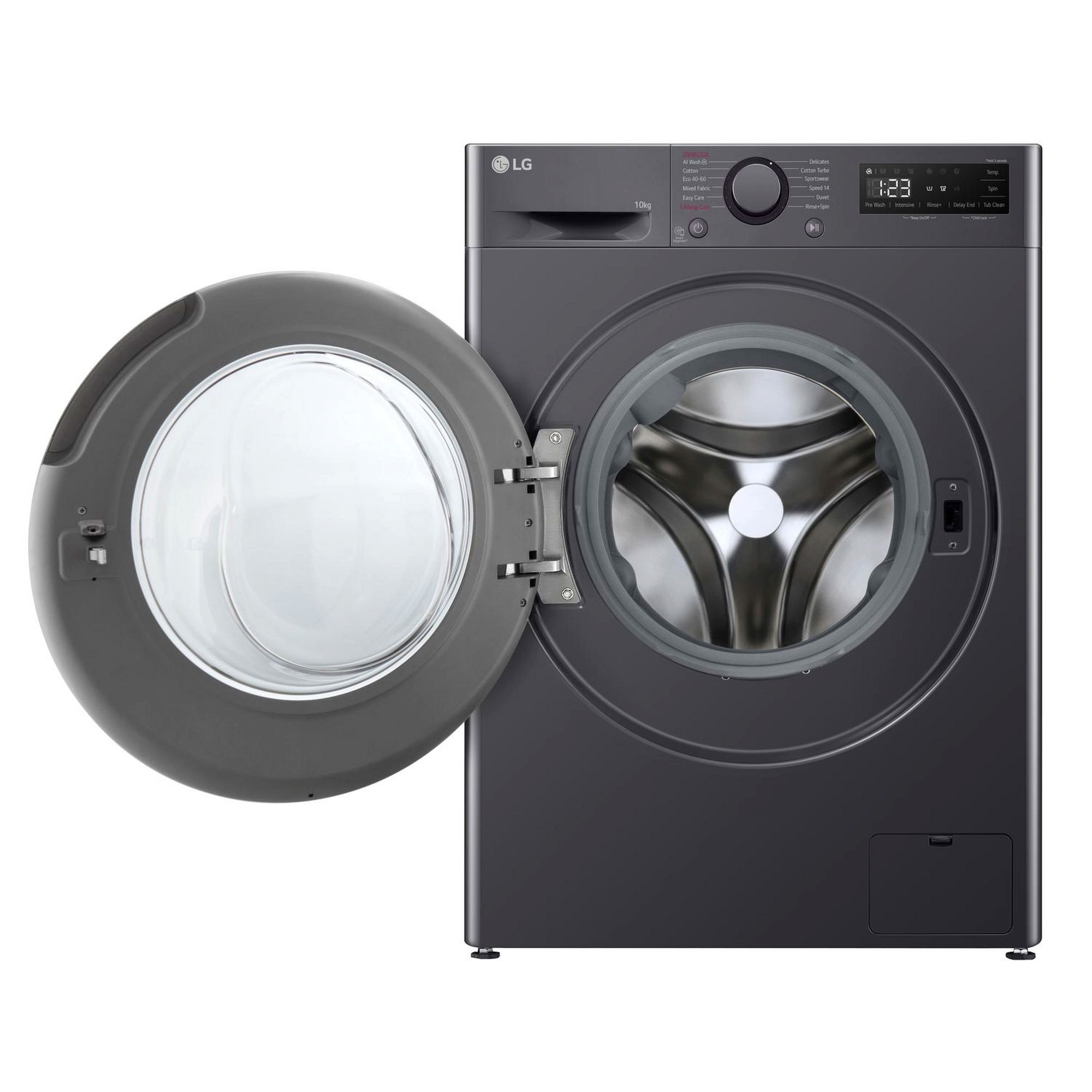 LG F4Y510GBLN1 10kg 1400 Spin Washing Machine - Slate Grey - Image 2 LG F4Y510GBLN1 10kg 1400 Spin Washing Machine - Slate Grey - Image 2