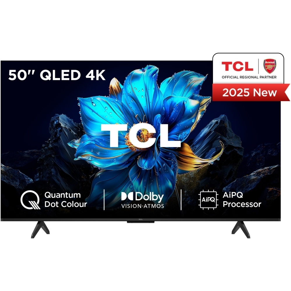 TCL 50P7K-UK 50" QLED Smart Television, 4K Ultra HD