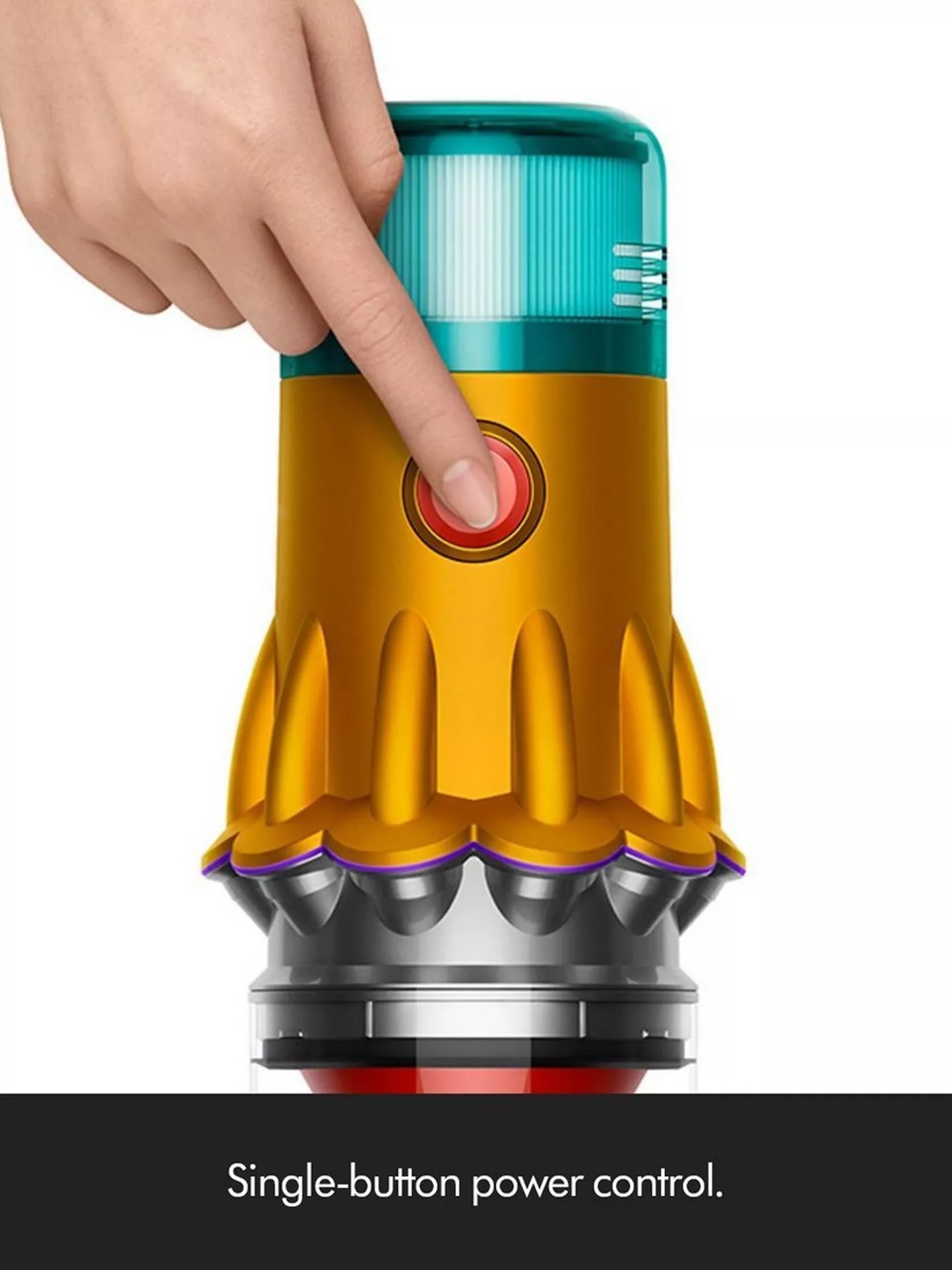 Dyson V12DETECTSUB Detect Slim Submarine Cordless Vacuum - Yellow/Nickel - Image 3 Dyson V12DETECTSUB Detect Slim Submarine Cordless Vacuum - Yellow/Nickel - Image 3
