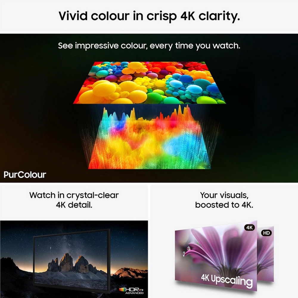 Samsung UE43U8020HKXXU 43" 4K Crystal UHD Vision AI Smart TV - Image 3 Samsung UE43U8020HKXXU 43" 4K Crystal UHD Vision AI Smart TV - Image 3