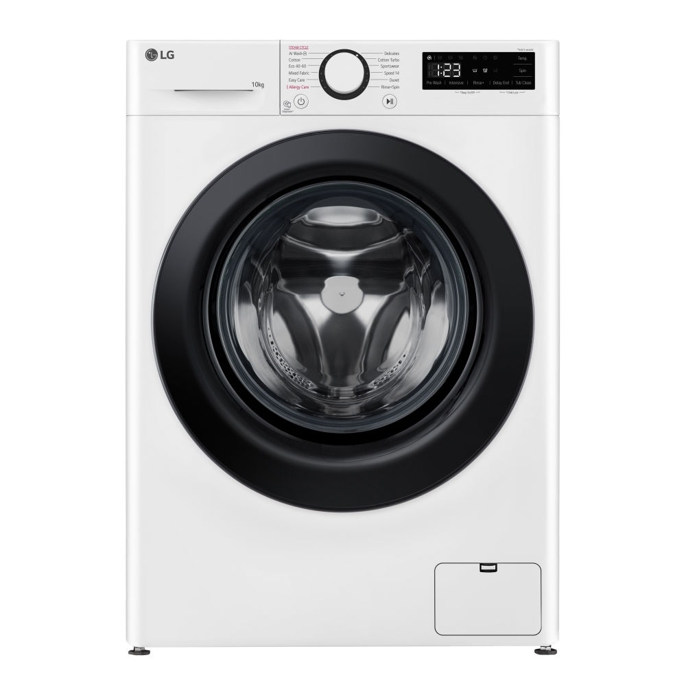LG F4Y510WBLN1 Washing Machine, 10kg, 1400 Spin, White, A Rated LG F4Y510WBLN1 Washing Machine, 10kg, 1400 Spin, White, A Rated