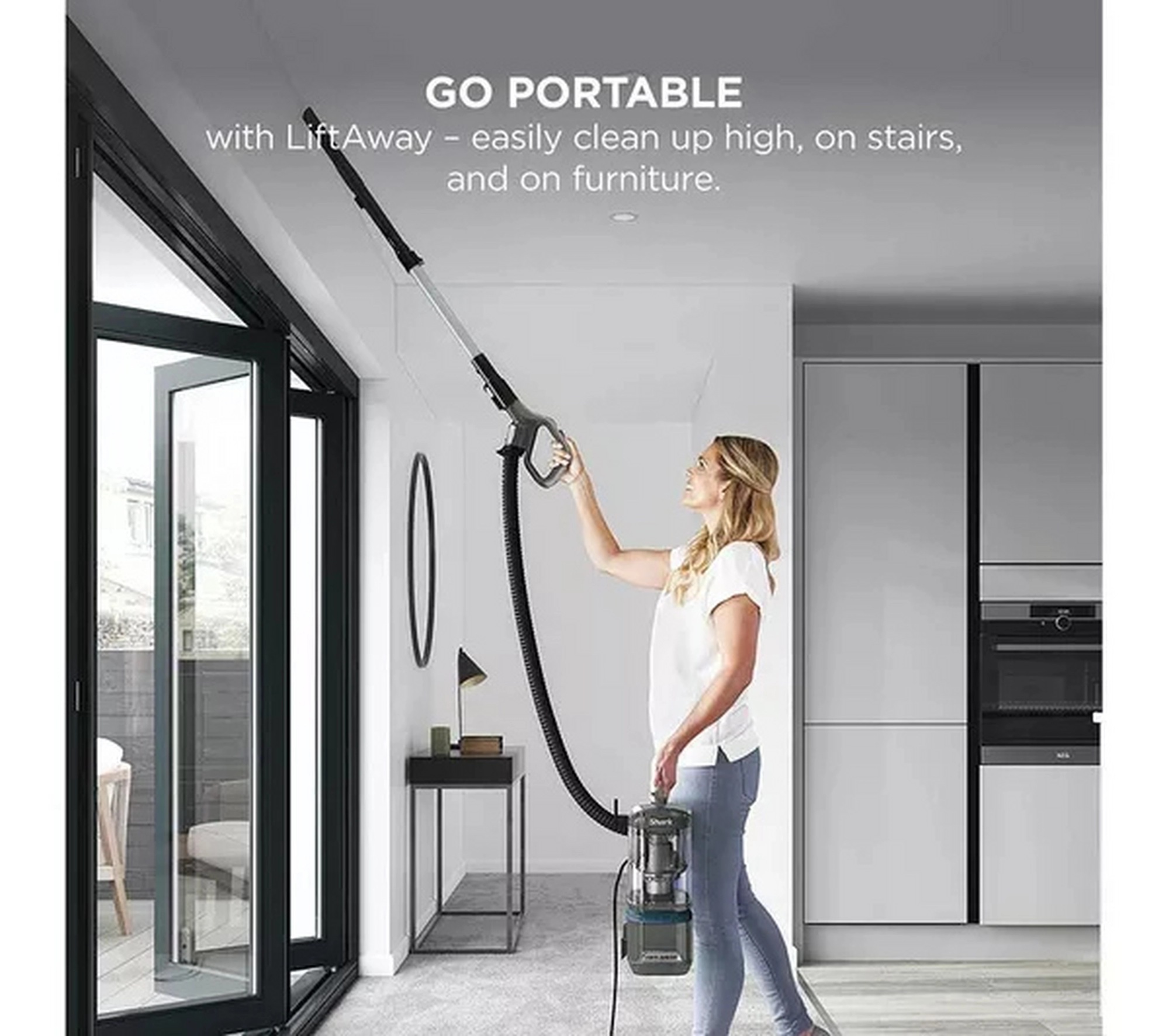 Shark NV603UK Classic Upright Vacuum Cleaner - Grey & Dark Blue - Image 2 Shark NV603UK Classic Upright Vacuum Cleaner - Grey & Dark Blue - Image 2