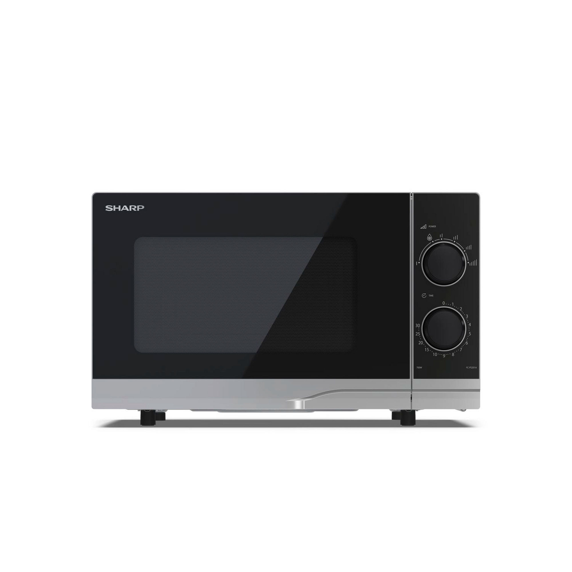 Sharp YC-PS201AU-S 20 Litres Microwave Oven - Silver Sharp YC-PS201AU-S 20 Litres Microwave Oven - Silver