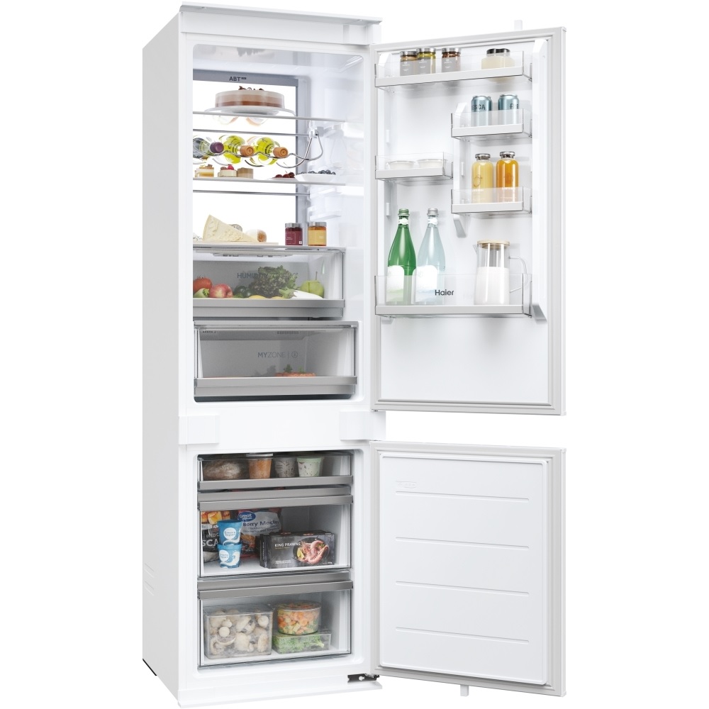 Haier HBW7518CTK Total No Frost Integrated Fridge Freezer, Sliding Hinge, 70/30 - Image 2