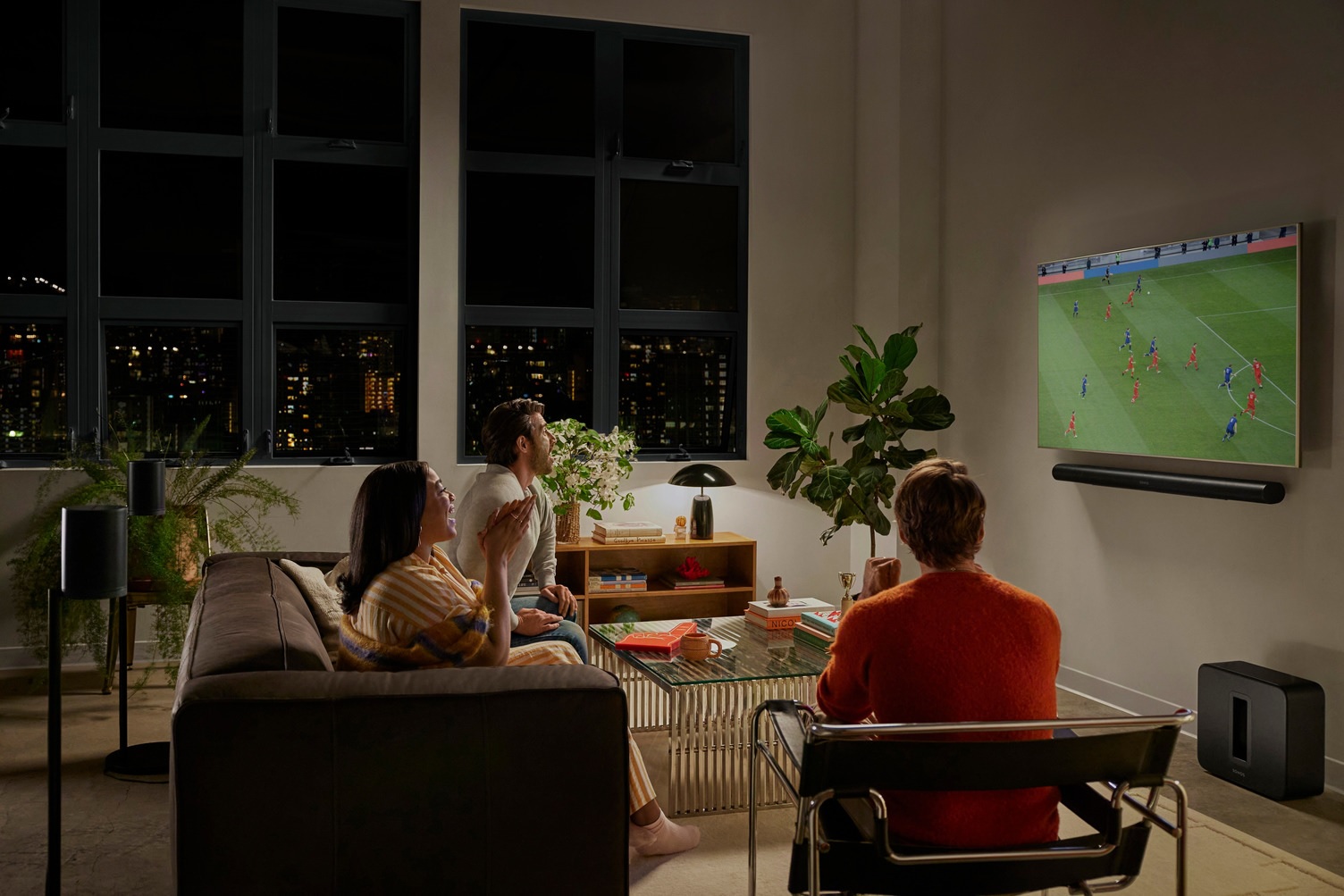 Sonos ARC Wireless Multiroom Streaming Soundbar with Airplay 2 in Black - Image 4