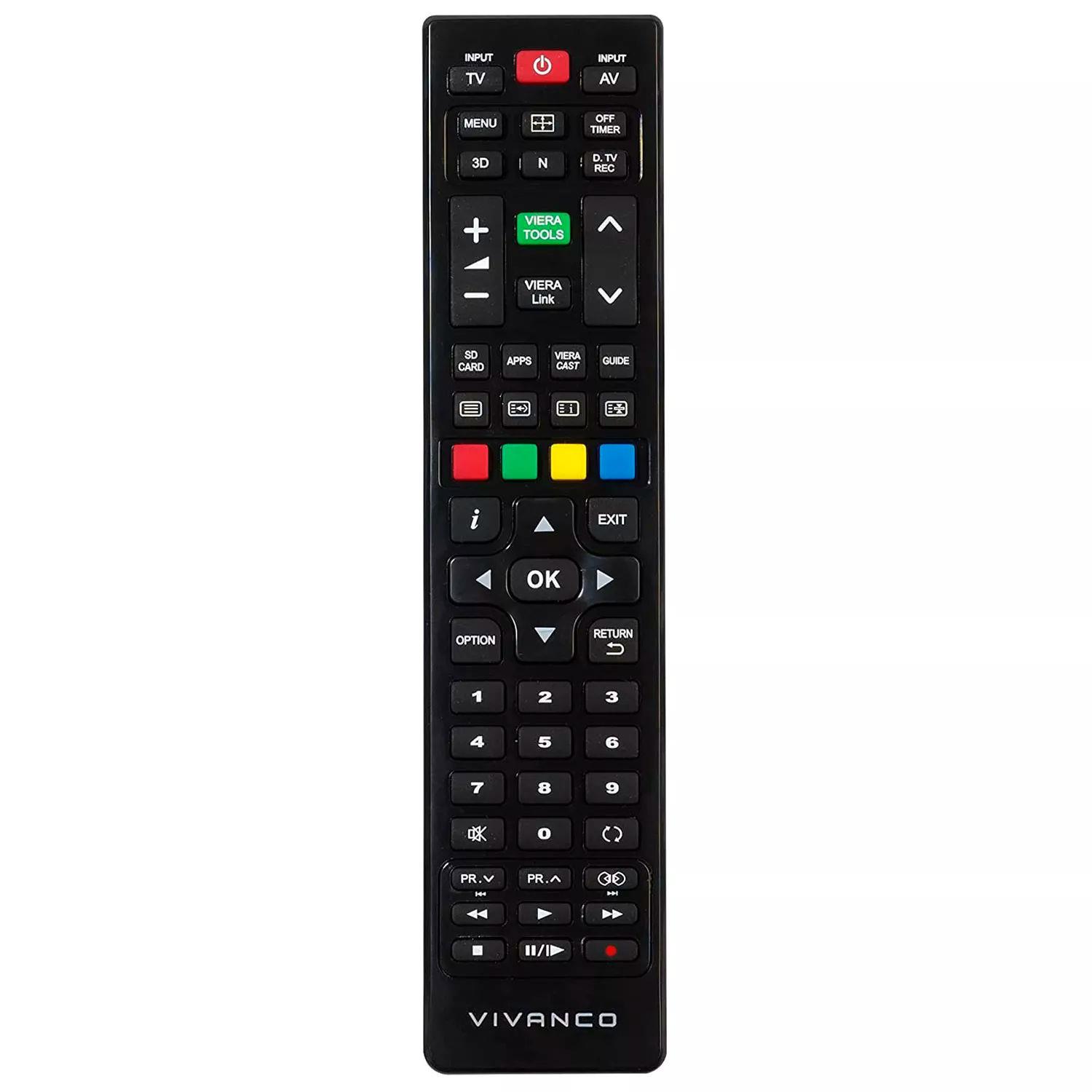 Vivanco 38015 Replacement Remote Control for Panasonic TV’s - Image 1