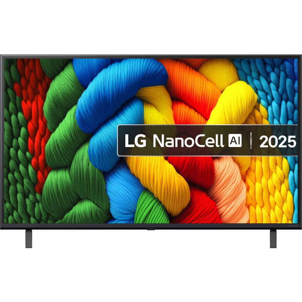 LG 43NANO80A6B 43" NanoCell Smart Television, 4K Ultra HD, Blue, G Rated