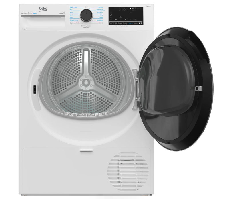 Beko B5T48231RW 8kg Heat Pump Tumble Dryer with RapiDry™ Technology - Image 2 Beko B5T48231RW 8kg Heat Pump Tumble Dryer with RapiDry™ Technology - Image 2