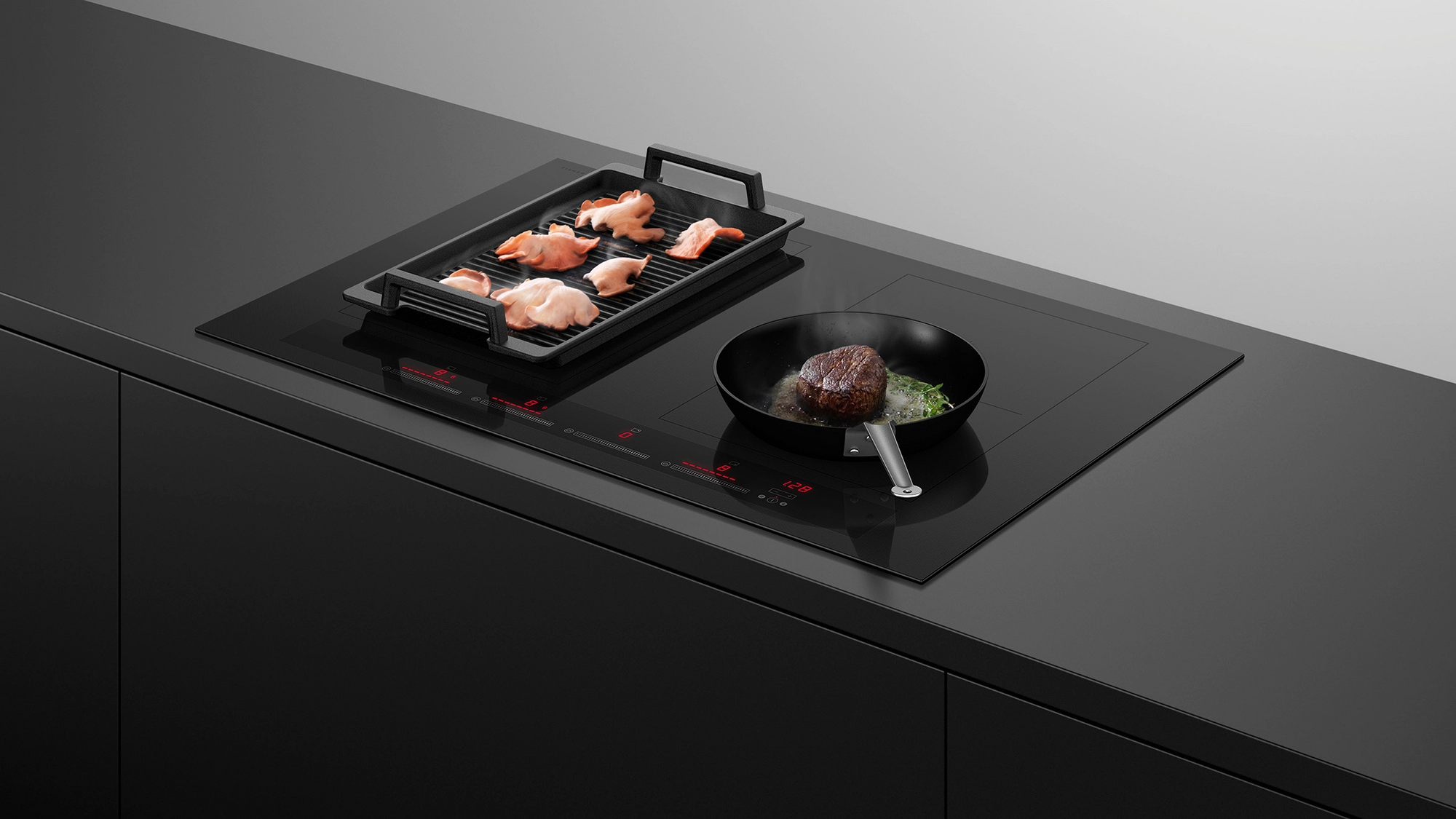 Fisher & Paykel CI804ZZDTB5 Induction Hob - Black - Image 2 Fisher & Paykel CI804ZZDTB5 Induction Hob - Black - Image 2