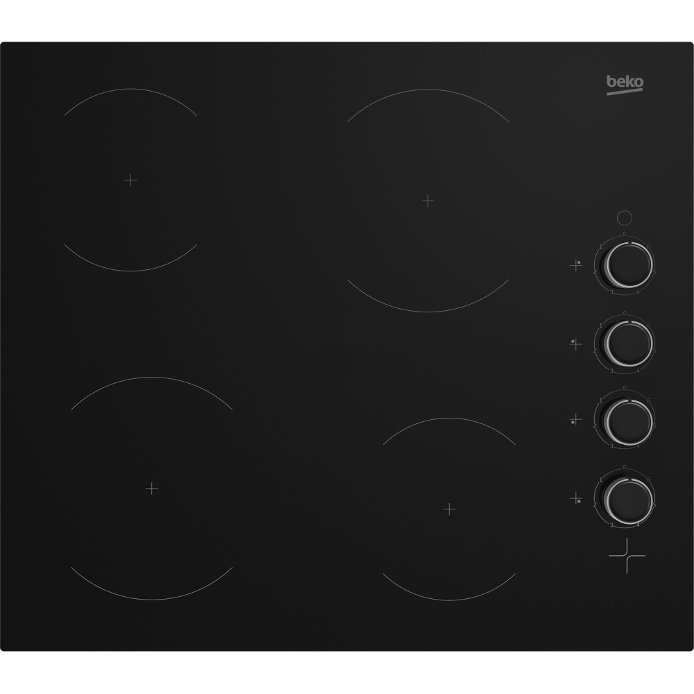Beko CIHYV21B-GRADED* 58cm Ceramic Hob – Black Beko CIHYV21B-GRADED* 58cm Ceramic Hob – Black