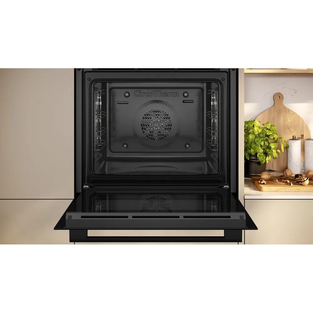 Neff B1DCC0AK3B N30 Built-In Electric Single Oven, Black - Image 2 Neff B1DCC0AK3B N30 Built-In Electric Single Oven, Black - Image 2