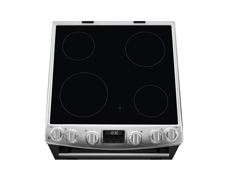 AEG CCX6530ACM 60cm Double Oven Electric Cooker with Ceramic Hob - Stainless Steel - Image 2