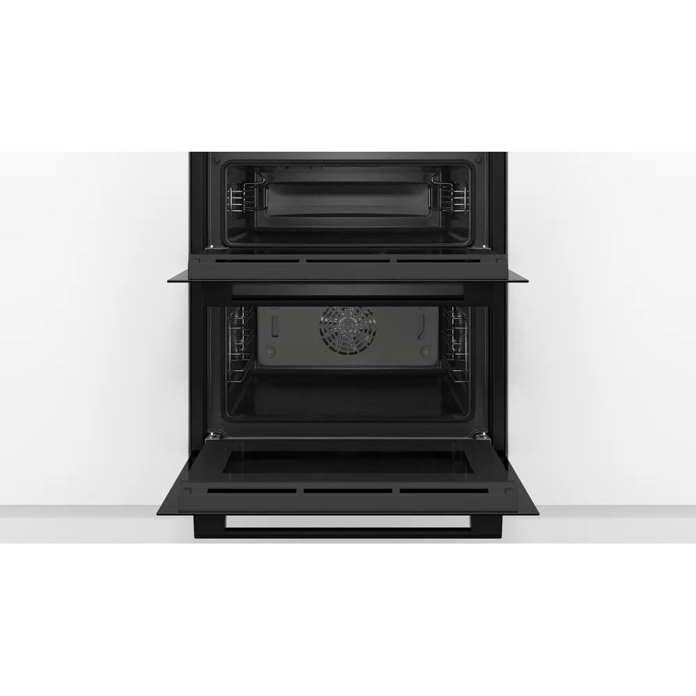 Bosch NBS533BB0B Built-Under Electric Double Oven - Black - Image 2