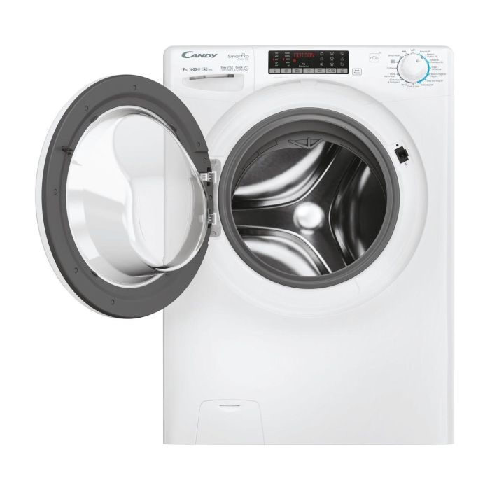 Candy Smart Pro Inverter CSO696TWM6-80 9kg Washing Machine with 1600 rpm - White - Image 2 Candy Smart Pro Inverter CSO696TWM6-80 9kg Washing Machine with 1600 rpm - White - Image 2