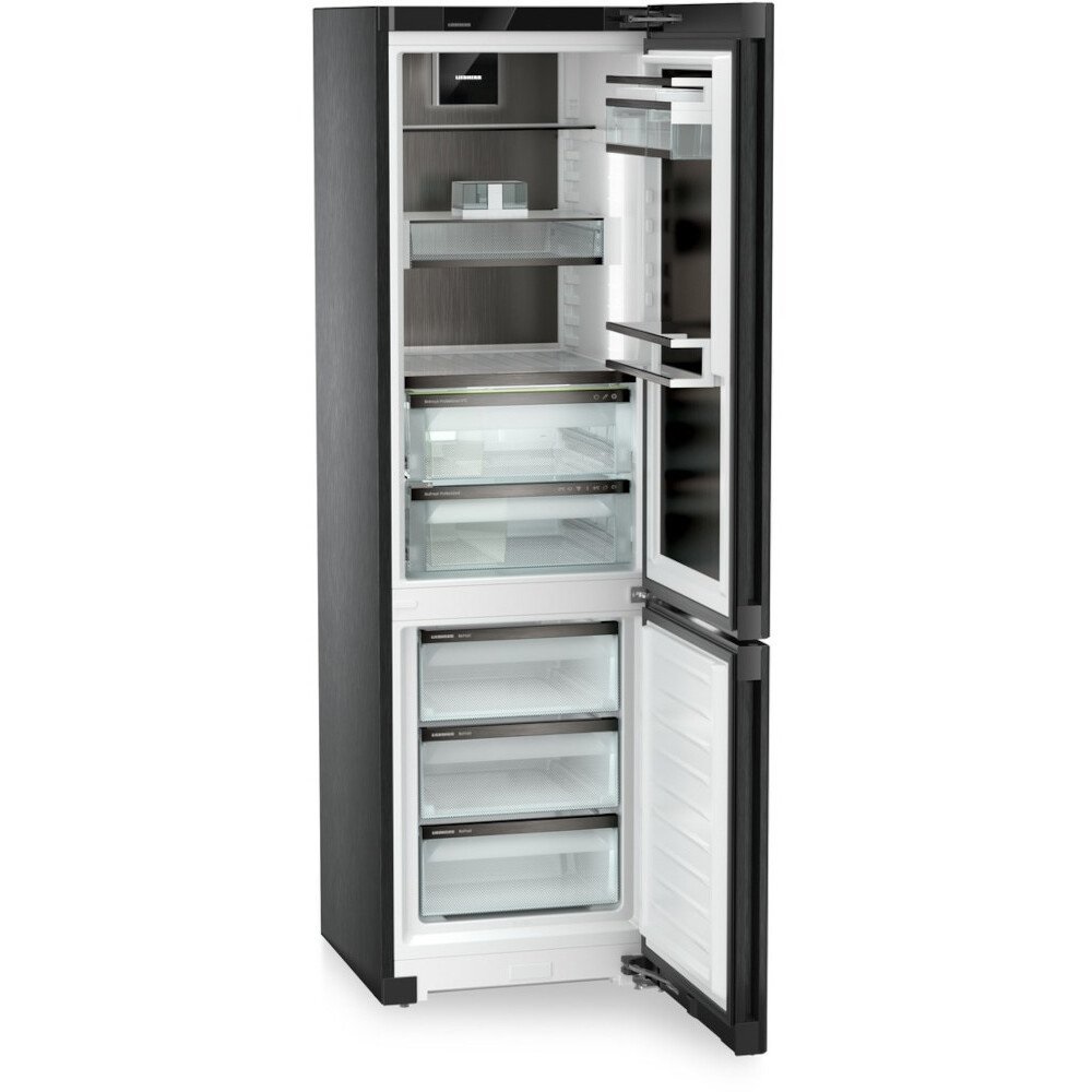 Liebherr CBNBSD578i No Frost Fridge Freezer, 70/30, Black - Image 2